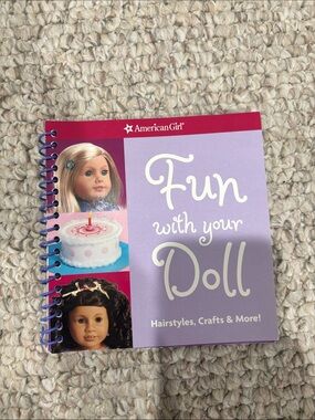 American Girl Lilac & Hot Pink Fun With Your Doll Activity Book